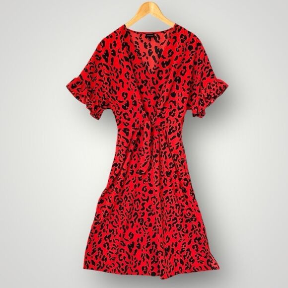 5 for $40 Who What Wear Dress Women Size S Red - Picture 1 of 8